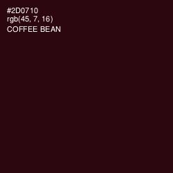 #2D0710 - Coffee Bean Color Image